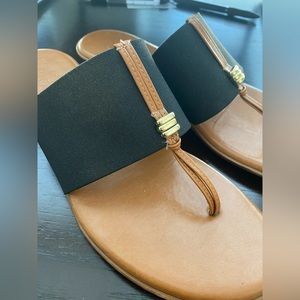 Italian Shoemaker sandals in black - 9.5